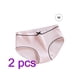 thumbnail image 1 of Ropa interior elástica sexy para mujer Calzoncillos de algodón para niña Bragas transpirables que absorben la humedad Ropa interior diaria 2 piezas Methold AP000432-25*2, 1 of 7