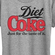 Diet Coke - Retro Logo - Womens Short Sleeve Graphic T-Shirt