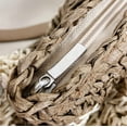 thumbnail image 3 of CoCopeaunts Beach Tote Bag for Women Summer Handwoven Straw Bag Large Stripe Beach Tote Bag Handbag, 3 of 7