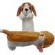 thumbnail image 1 of Estuche para lápices con diseño de animales de peluche y perro para adolescentes y neceser, 1 paquete, color marrón y blanco., 1 of 7