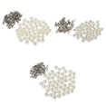 thumbnail image 1 of Juego de 150 botones de tachuelas con remaches de perlas de imitación para coser sombrero de cuero, bolso, zapatos, adorno de manualidades DIY, 10mm, Soledad Pearl Studs Rivet, 1 of 10