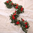 thumbnail image 1 of Gwong Decoración hogareña 1 unid artificial flor vid guirnalda jardín hogar DIY etapa fiesta de la boda decoración Gwong 21024546, 1 of 7