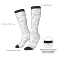 thumbnail image 4 of Goofa Colorful Butterfly Pattern Adult Stockings, Color-Block Knee High Socks, Comfortable and Breathable, Soft and Stretchable, Sports, and Decoration, 4 of 6