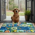 thumbnail image 3 of ONETECH Fruit Butterfly Flower Kitchen Floor Mat Dog Doormat Absorbent Welcome Entrance Doormat 19.68*39.37 in, 3 of 6