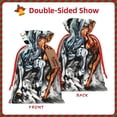 thumbnail image 2 of Naloa Four Running Horses Drawstring Christmas Bags, 3D Xmas Gift Bags, Christmas Wrapping Bags, Xmas Goodie Bags, Treat Pouch Bags, Party Favor Bags-Medium, 2 of 9