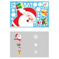 thumbnail image 3 of Navidad ventana se aferra pegatinas electrostáticas dibujos animados Santa Claus Elk muñeco de nieve gnomo copo de nieve calcomanías de vidrio fiesta de año nuevo decoración de la, 3 of 5