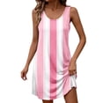 thumbnail image 6 of Asxite Summer Dresses for Women Casual Solid Sleeveless Loose Breathable Midi Sundress, 6 of 6