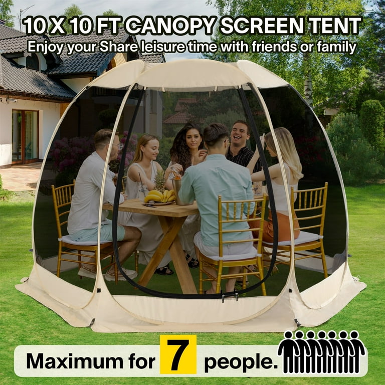 Alvantor Easy Pop Up Outside Portable Panel Screen House