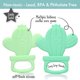 thumbnail image 2 of Primastella Mordedores De Cactus De Silicona Para Bebés Y Niños Pequeños - Seguridad Probada - Sin Bpa - Lindo, Calmante Y Fácil De Sostener - Juego De 2 Mordedores Para Bebés - Verde Y Neo Menta, 2 of 7