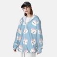 thumbnail image 3 of Balery Cartoon Sushi Sudadera ligera de manga larga con capucha y protección solar UPF 50+ para hombre y mujer, ideal para pesca y running-Medium, 3 of 6