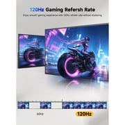 UPERFECT 23.8 120HZ 1080P GHD Computer Monitor Freestanding W/ HDMI USB-C, Ultra-Slim Portable Monitor for Laptop - UMAX 23