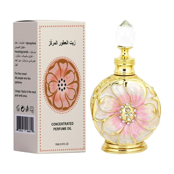 Clearance Floral Sipple Jasmine Perfumes Contains Lemon Jasmine Piquancy Extracts For Woman Enjoy Elegance,Travel Size Concentrated Long-lasting Aromatherapy(15ml)