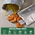 thumbnail image 4 of 120 Mylar Bags with Oxygen Absorbers – 9 Mil, 1 Gallon to 1 Pint, Zipper Resealable + Labels – Food Storage – Home Decor, Kitchen, & Other, 4 of 7