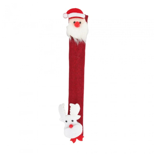 Noël Réfrigérateur Poignée de Porte Couvre Mignon pour le Nouvel An Réfrigérateur Noël C