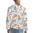 thumbnail image 7 of Easygdp Lilies Flowers Womens Casual Hoodies Sweatshirts Long Sleeve Pullover Fall Pullover Tops Outfits Winter Clothes-XX-Large, 7 of 7