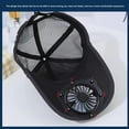 thumbnail image 3 of Solar-Powered Electric Fan Sun Hat,Casual Outdoor Baseball Cap for Men and Women,Work and Travel Sun Protection,Lightweight Breathable USB Charging Solar Fan Hat, 3 of 4