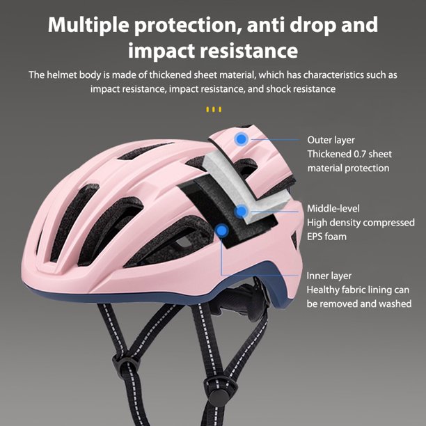 Casco de ciclismo para bicicleta casco eléctrico ajustable para patinete casco de seguridad en ciclismo a prueba de golpes para deportes de conducción al aire libre