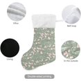 thumbnail image 3 of Coolnut 2PCS Christmas Stocking Colorful Flowers Xmas Stockings Decoration for Family Holiday Party Ornaments Decor Fireplace, 17.7 x 12 Inch, 3 of 7