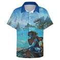 thumbnail image 3 of Avatar Mens Hawaiian Shirt Loose Fit Shirts - Short Sleeve And Button Down Hawaiian Shirt for Men with Pocket, 3 of 7