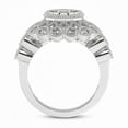 thumbnail image 3 of Silvago Jewel Exquisite 2 Ct Round Cut Diamond Engagement Ring - Lab Created Simulated Diamond in 14K White Gold Plated - Perfect Prong Setting for Women's - Ideal Gifts for Any Special Occasion, 3 of 3