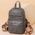 thumbnail image 1 of Bolso de escuela para mujer Bolso de moda de cuero de PU Bolso de escuela Mochila simple de moda para niñas, 1 of 5