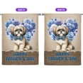 thumbnail image 2 of Shih Tzu Proud Dad Happy Father's Day House Flag 28x40in Double Sided Lion Dog Lover Gifts Outdoor Decor - 02008, 2 of 5