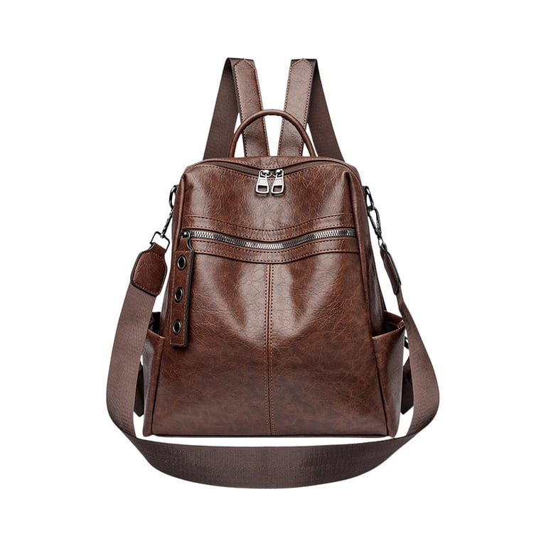 COM1950s Vintage Backpack for Women,Large Capacity Pu 