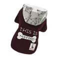 thumbnail image 4 of Abrigo para perros Sudadera con capucha Ropa de invierno para mascotas Cálido suave para perros medianos grandes Rojo L jinwen Chaqueta de invierno para perros, 4 of 8