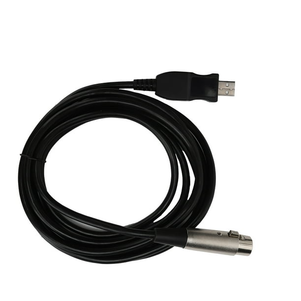 Câble adaptateur femelle AMONIDA USB vers XLR 3 mètres avec