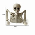 thumbnail image 3 of Tabletop White Plastic Half Skeleton Halloween Prop Decoration,2026 Halloween New Home Decor, 3 of 8