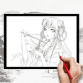 thumbnail image 2 of Mesa de fotocopias A4, tablero de dibujo, mesa de fotocopias con caligrafía LED, mesa de impresión por transferencia A3, mesa de fotocopias magnética de anime, 2 of 4