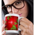 thumbnail image 2 of Christmas Poinsettia Mug 11oz, 2 of 8