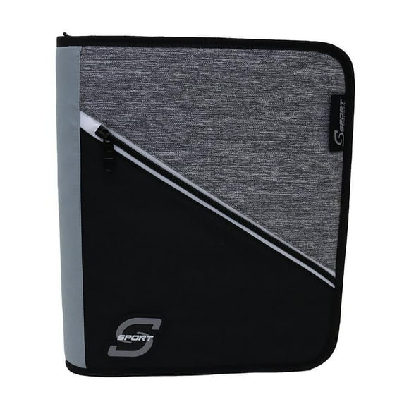 1.5" 3 Ring Zippered Binder