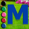 thumbnail image 1 of Advanced Graphics 3407 20 x 15 in. Letter M Yard Sign, Black, 1 of 1