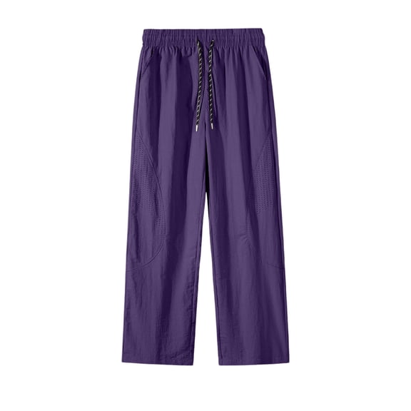 Squevariel 2026 Workout Pants for Women Lightweight Comfort Solid Color Athletic Pants Casual Drawstring Elastic Waist Trousers with Pockets
