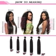 thumbnail image 6 of Woman Girl Real Soft Sliky Straight Real Hair 7A Unprocessed Virgin Brazilian Hair Bundles Human Hair Straight Extensions Natural Black 1 Bundle 50g/100g, 6 of 8