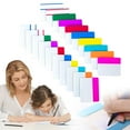 thumbnail image 1 of Onglets d'Index Adhésifs Pages de Livre 500 Pcs 2 Pouces Pages Colorées Inscriptibles Marqueurs Onglets de Fichiers Repositionnables Étiquettes Autocollants de Lecture pour Livres Carnet, 1 of 9