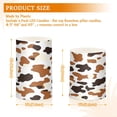 thumbnail image 3 of Brown Black Cow Pattern Flameless LED Candle Set with Remote, Battery Operated Color Changing Pillar Candles, Set of 2, 3 of 7