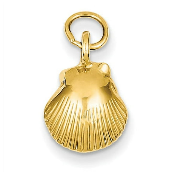 14k Seashell Pendant