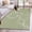 Green, variant on 2x3 Ft Entryway Area Rug, Modern White Kitchen Rug Runner Washable Floor Mat, Minimalist Abstract Ribbon A Sketch Rt Non Slip Indoor Door Mat Throw Carpet for Bathroom Living Room Bedroom