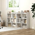 thumbnail image 2 of Costway 2 PCS 7-cube Bookcase Open Storage Shelf with Anti-tipping Kits for Living Room White, 2 of 8