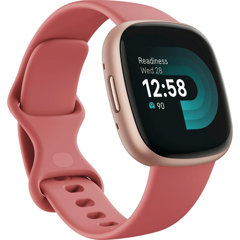 Restored Fitbit FB523RGRW US Versa 4 Fitness Smartwatch Copper Rose Refurbished Walmart
