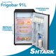 thumbnail image 2 of Frigobar Refrigerador Acero Inoxidable 91 Litros 3.2 Ft Negro, 2 of 7