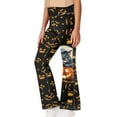 thumbnail image 2 of DISNIMO Halloween Pumpkin Cat Flare Leggings for Girls 11-12 Long Yoga Pants for Girls Kids Bell Bottoms Pants for Kids Flare Pants Girls Dance Pants Kids Yoga Pants Flare with Pockets, 2 of 7