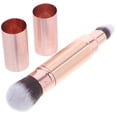 thumbnail image 2 of Brocha de maquillaje de doble punta retráctil, brocha para polvos sueltos, corrector y aplicador de base., 2 of 5