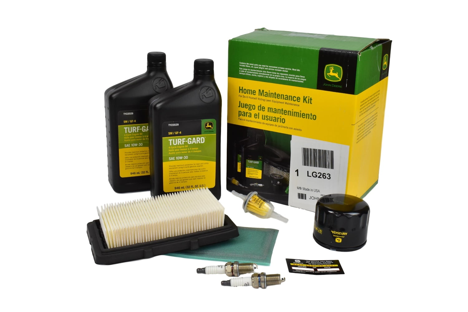 John Deere Home Maintenance Kit LG263 D130 D140 LA135 LA145 Z425