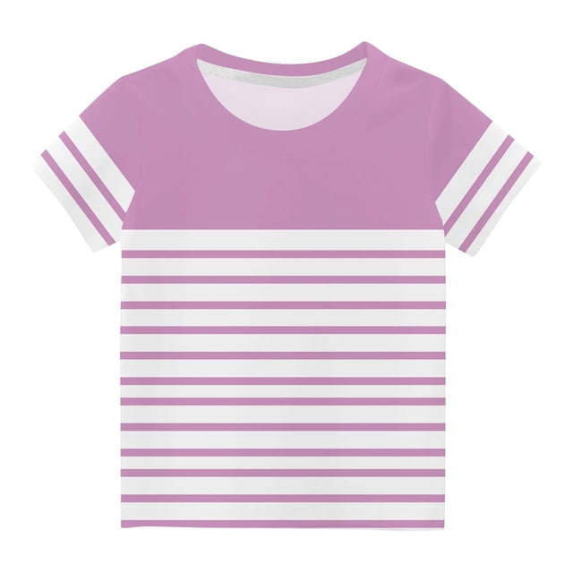 T-shirts de Pâques Garçons Filles Manches Courtes Haut Graphique Amusant 3-14 Ans