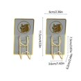 thumbnail image 3 of TIMIFIS Alloy Basin Hook, Washbasin Hook Adhesive Washbasin Hook Robe and Towel Hook Space Saving Towel Rack Wall Mounted Storage Rack Bathroom Washbasin Rack Bathroom Organizer, 3 of 6