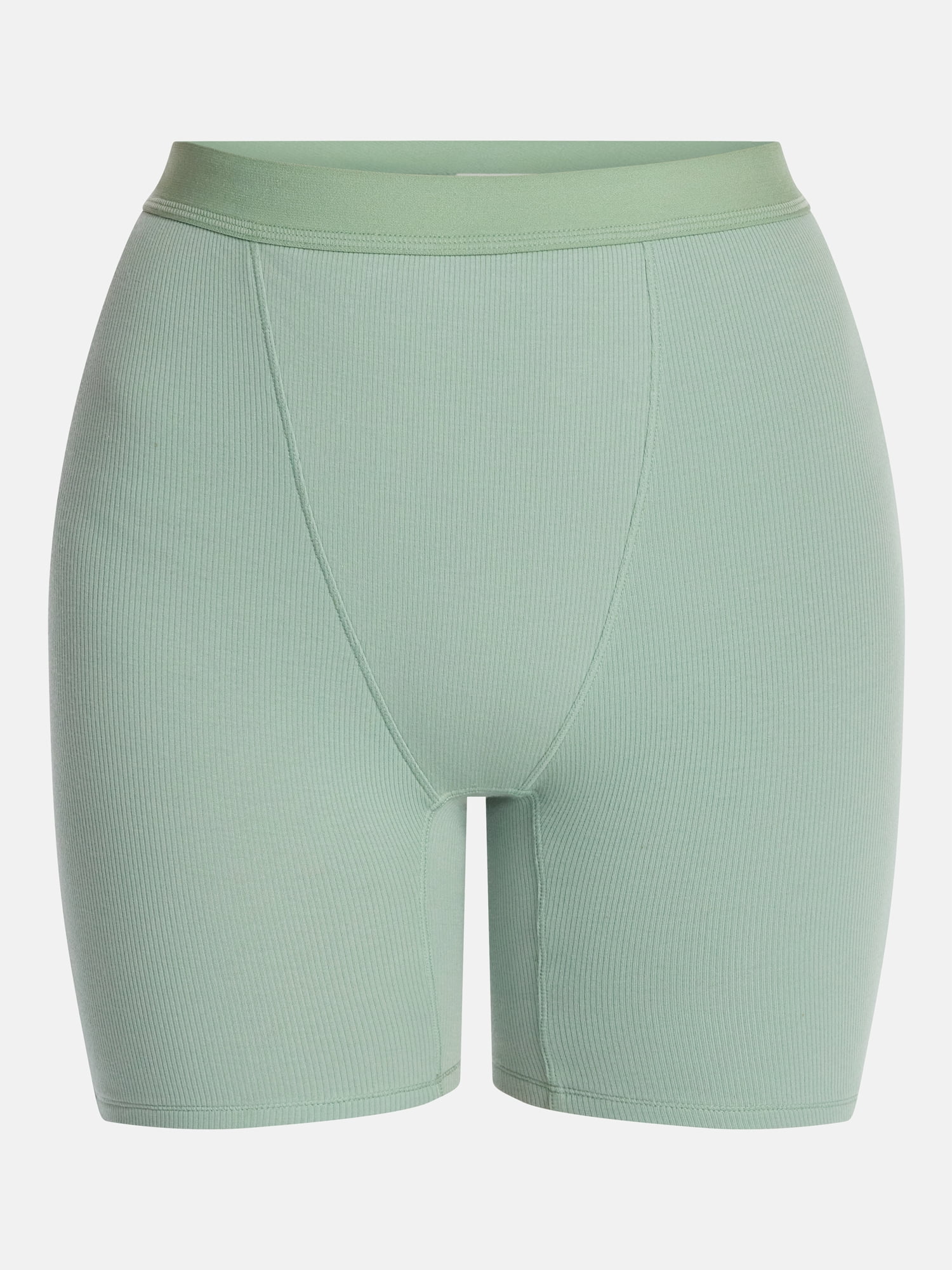 No Boundaries Cotton Stretch Ribbed Boxer Shorts, Women's XS-XXXL