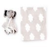 Parent's Choice 2-Piece Gray Elephant Baby Blanket and Lovey Set